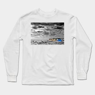 Hengistbury Head Beach Huts Bournemouth Dorset Long Sleeve T-Shirt